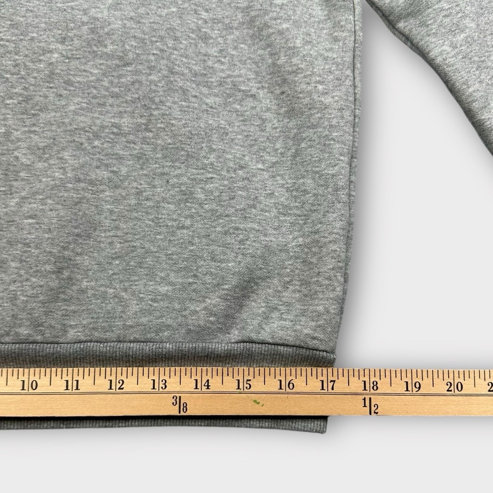 PUMA Essentials No 1 Logo Hoodie Mens S Gray Pullover Athletic Streetwear Sporty - Picture 12 of 13
